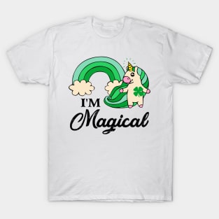 I_m Magical Rainbow Unicorn St Patricks Day T-Shirt